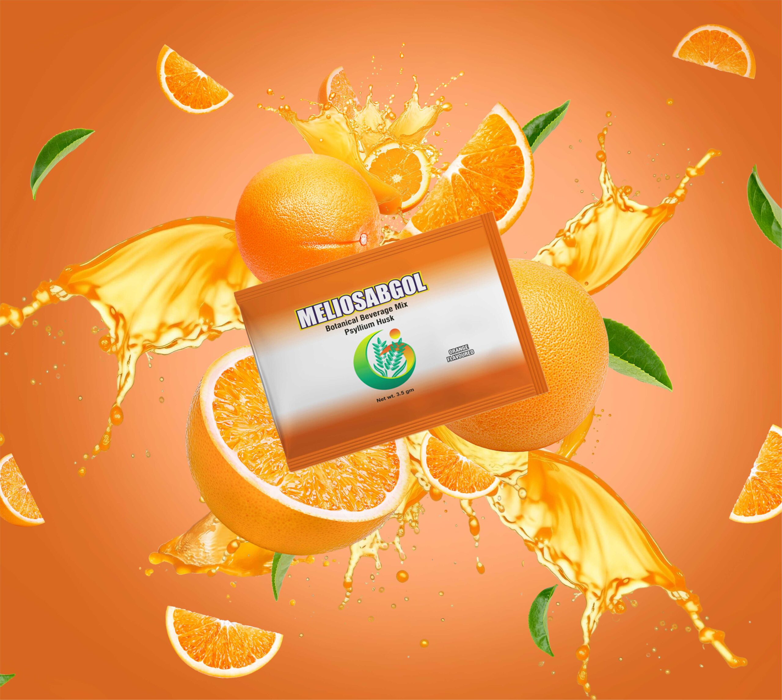 Meliosabgol Natural Digestive Fiber | 100% Psyllium Husk for Gentle & Effective Relief