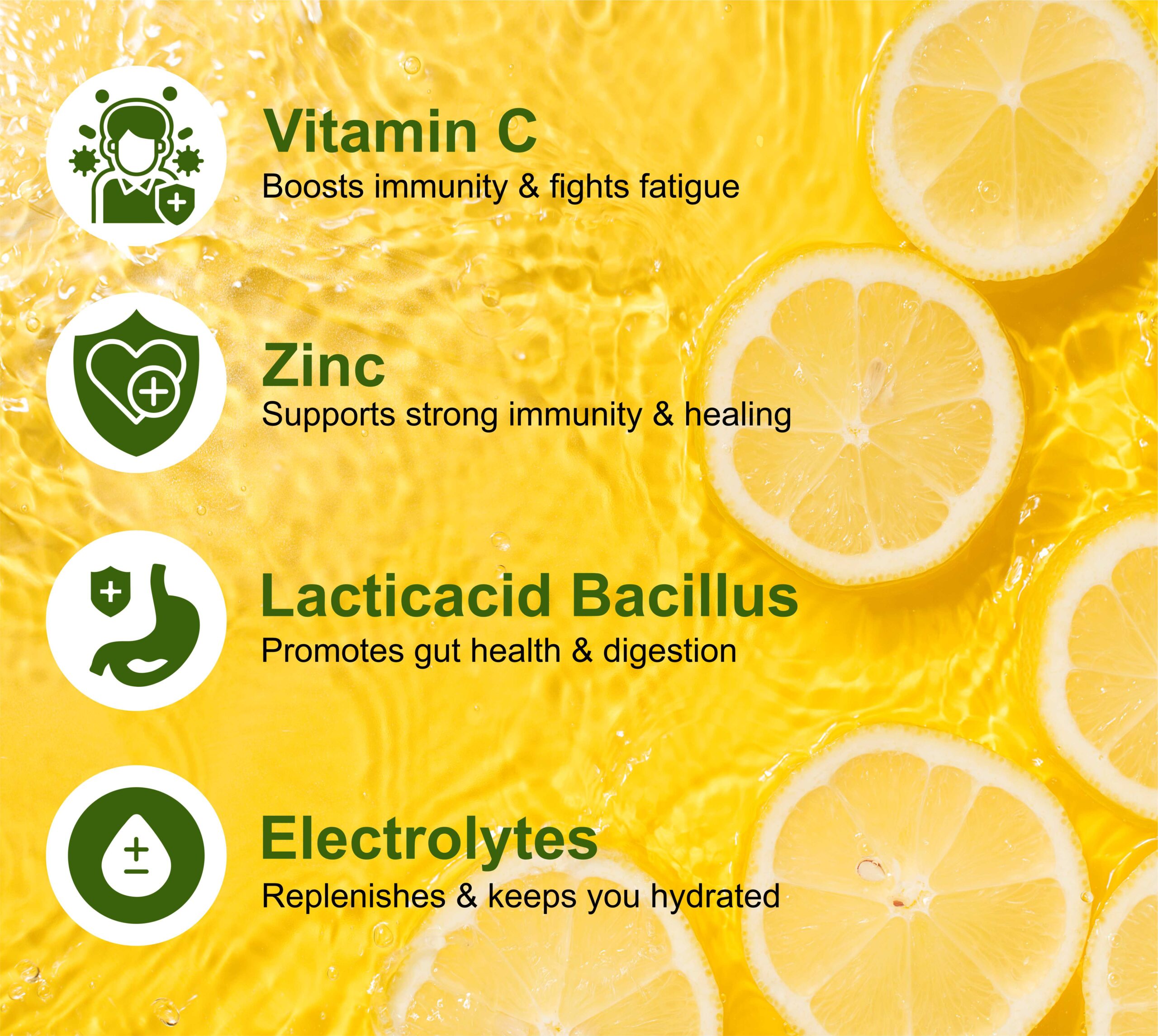 Upna-C Hydration Drink (Lemon Flavor, 5 g Sachet) - Image 4